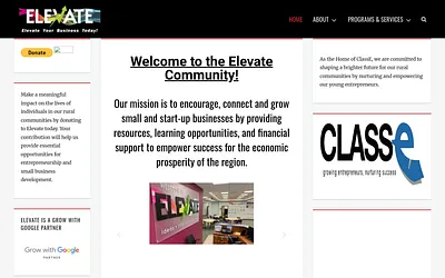elevate217.org snapshot