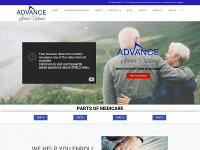 advancesenioroptions.com snapshot