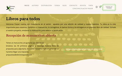 edicionespasser.com snapshot