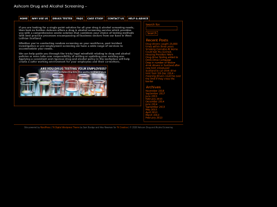 ashdrugalcoholscreening.com snapshot