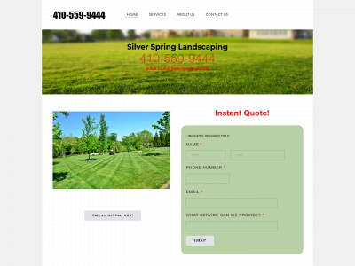 www.landscapingsilverspring.com snapshot