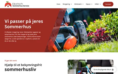ebeltoftsommerhusservice.dk snapshot