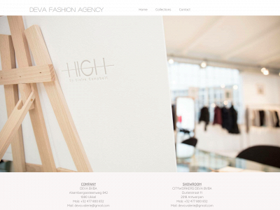 devafashionagencey.be snapshot