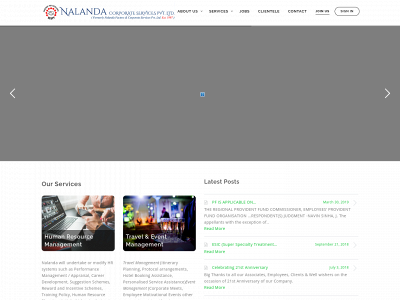 nalandacorporateservices.com snapshot