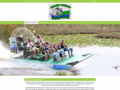 swampdonkeyairboatrides.com snapshot