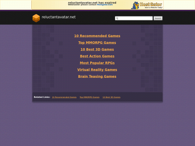 reluctantavatar.net snapshot