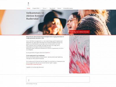 aktivekvinderrudersdal.dk snapshot