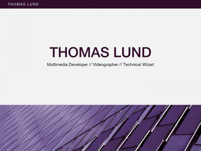 thomaslund.org snapshot