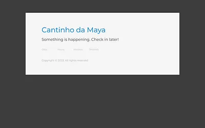 cantinhodamaya.com snapshot