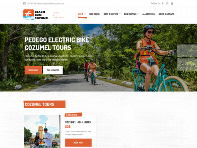 beachbumbikescozumel.com snapshot