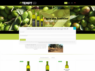 www.temptoliveoil.com snapshot
