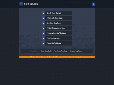 bokbags.com snapshot