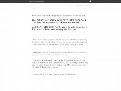 nauticalcollegeaccommodation.net snapshot