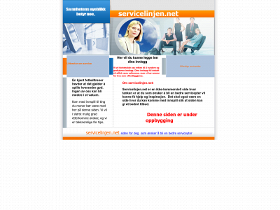 servicelinjen.net snapshot