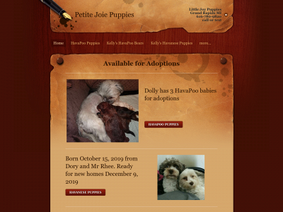 littlejoypups.com snapshot
