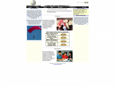 personality.com snapshot