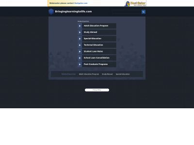 bringinglearningtolife.com snapshot