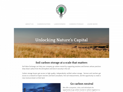 www.soil-value-exchange.com snapshot