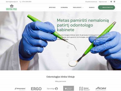 dentalpro.lt snapshot