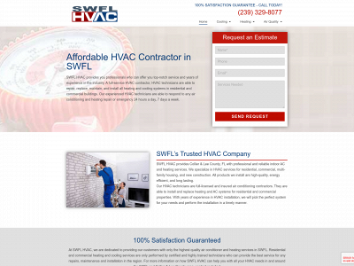 swfl-hvac.com snapshot
