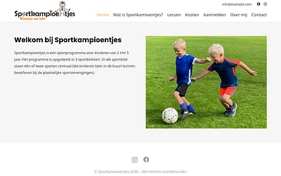 sportkampioentjes.nl snapshot