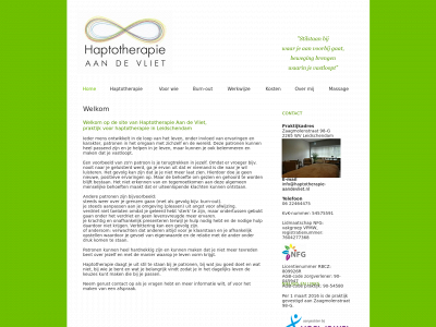 www.haptotherapie-aandevliet.nl snapshot
