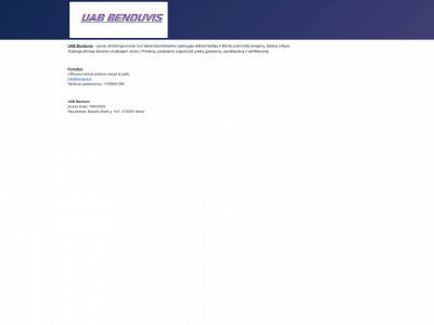 benduvis.lt snapshot
