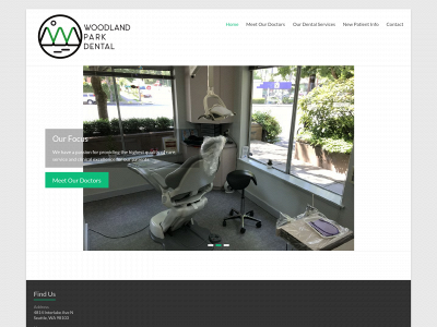 woodlandparkdds.com snapshot
