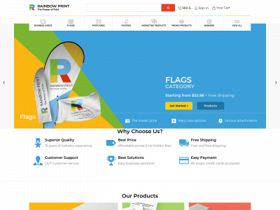 rainbowprint.com snapshot