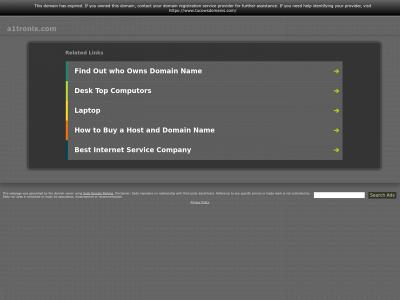 a1tronix.com snapshot