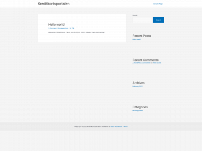 kreditkortsportalen.se snapshot