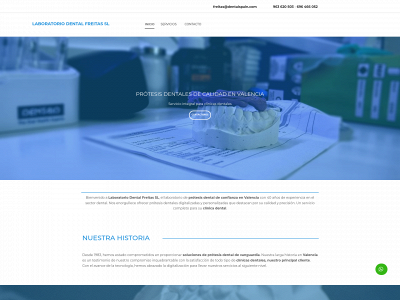 laboratoriodentalfreitas.com snapshot