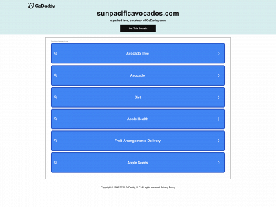 sunpacificavocados.com snapshot