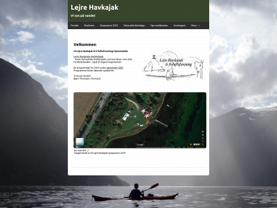 lejrehavkajak.dk snapshot