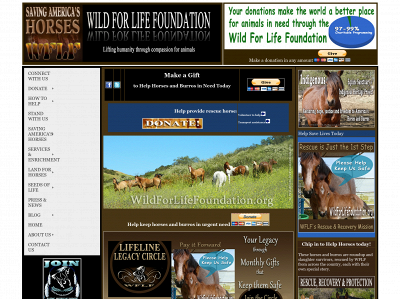 wildforlifefoundation.org snapshot