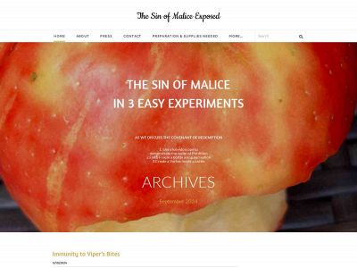 thesinofmaliceexposed.weebly.com snapshot
