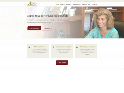 aspiredivorcesolutions.com snapshot