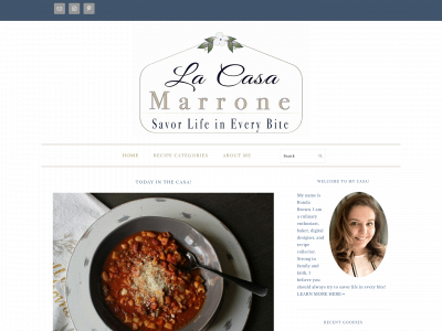 lacasamarrone.com snapshot