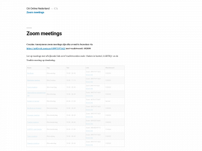 caonline-nederland.nl snapshot