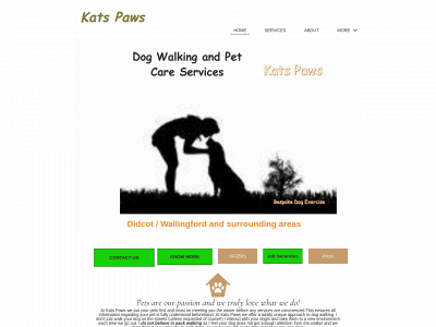 katspaws.co.uk snapshot