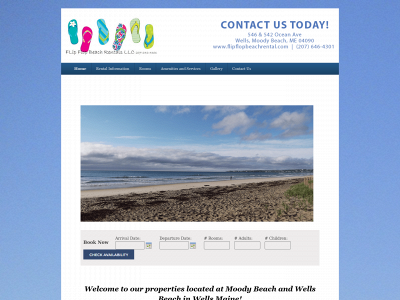 flipflopbeachrental.com snapshot