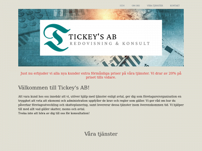 tickeys.se snapshot