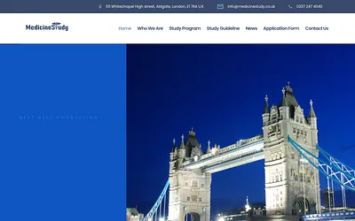 medicinestudy.co.uk snapshot