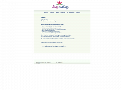 mayhealing.nl snapshot