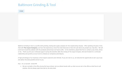 baltimoregrinding.com snapshot