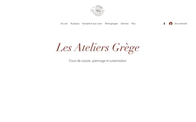 lesateliersgrege.be snapshot