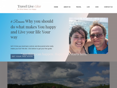 travellivegive.com snapshot