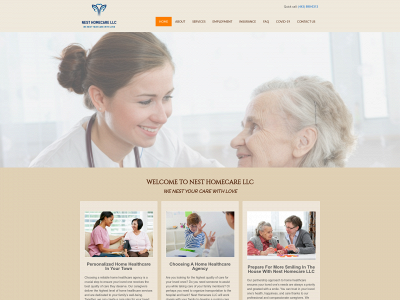 www.nesthomecarellc.com snapshot