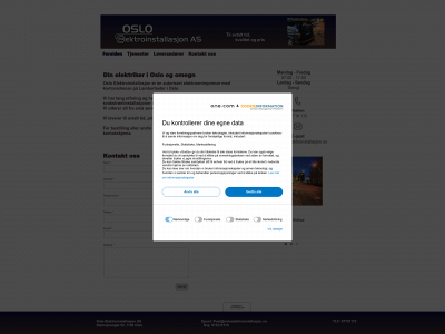 osloelektroinstallasjon.no snapshot