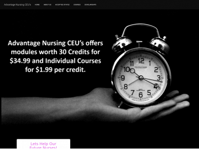 advantagenursingceus.com snapshot